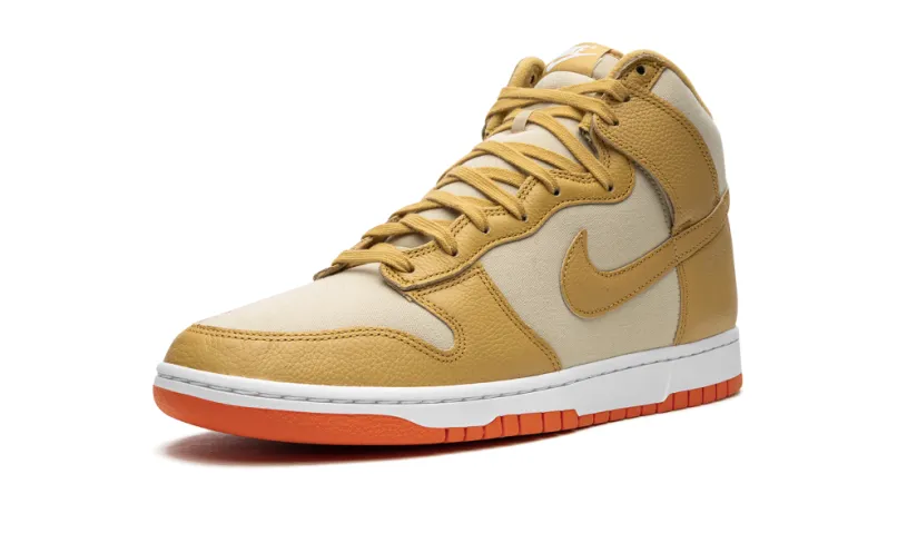 Nike Dunk Dunk High 'Gold Canvas'